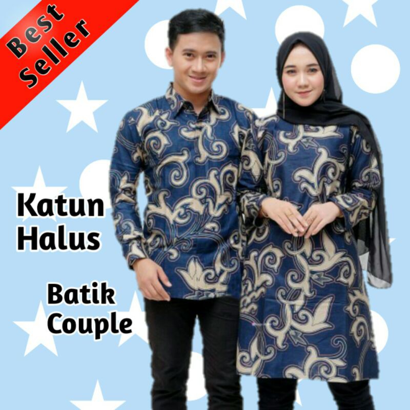  Baju  Batik Couple  Pasangan Tunik Atasan  Shopee Indonesia
