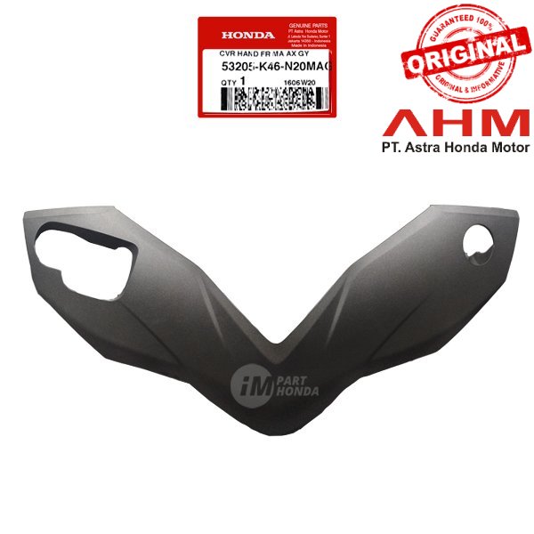 *ͅ batok cover depan stang vario 110 fi esp hitam dof 53205K46N20MAG