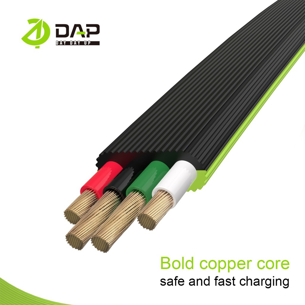 DAP DPT100 Data Cable Type-C Fast Charging 2.4A - 1 Toples 30 Pcs