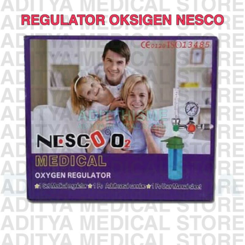 ( NEW ) Regulator Oksigen Medis Nesco Untuk Semua Tabung Oksigen