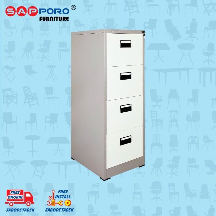 

Cabinet | Lemari Kantor / Lemari Besi 4 Laci Sapporo Brixen - Platinum Beta