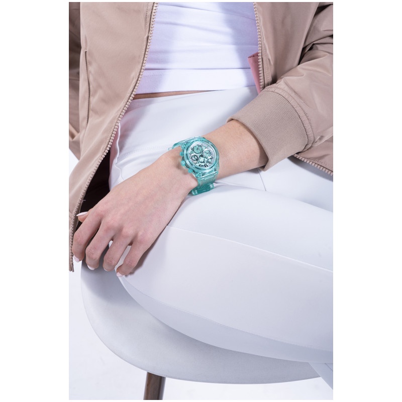 Jam Tangan Wanita Guess Watch Turquoise GW0438L1 Original