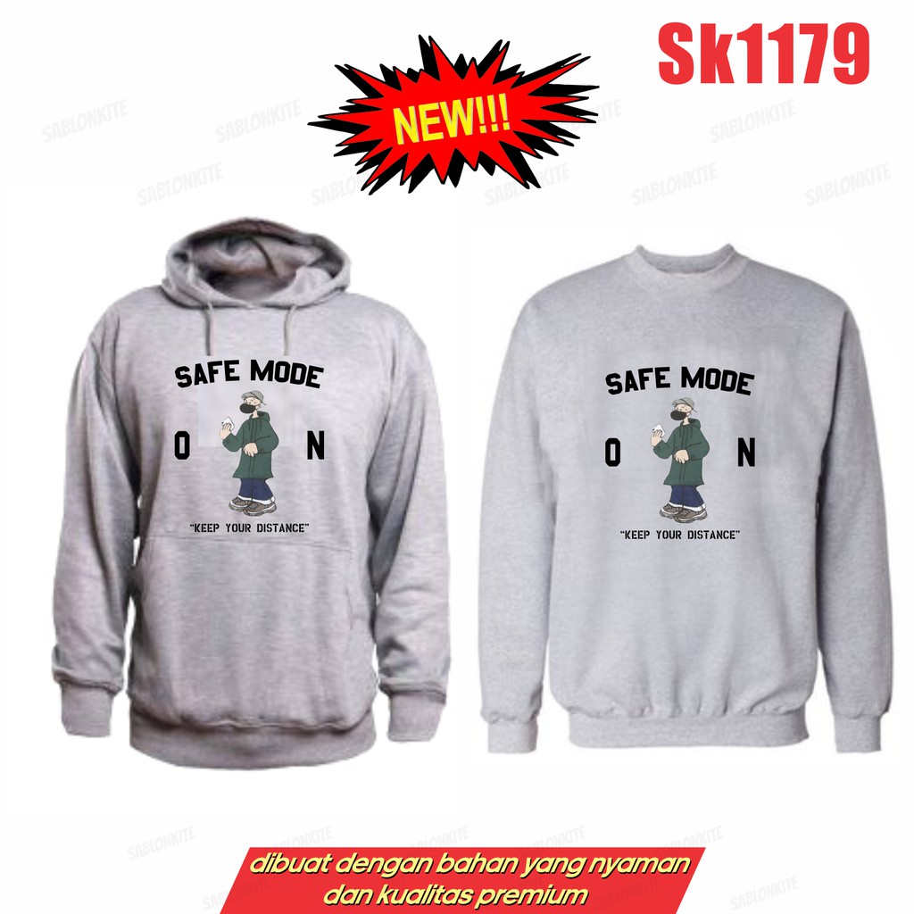 MURAH!!! HOODIE SWEATER STRAYKIDS SK1179 SAFE MODE UNISEX