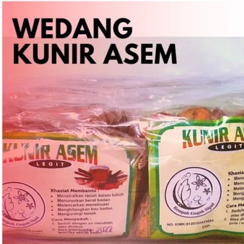 

WEDANG KUNIR ASEM WEDANG REMPAH WEDANG HERBA 1pack isi10pcs