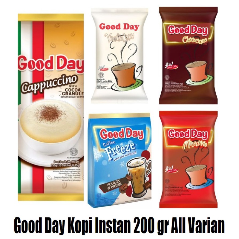 

Good Day Kopi Instan isi 10 Sachet All Varian