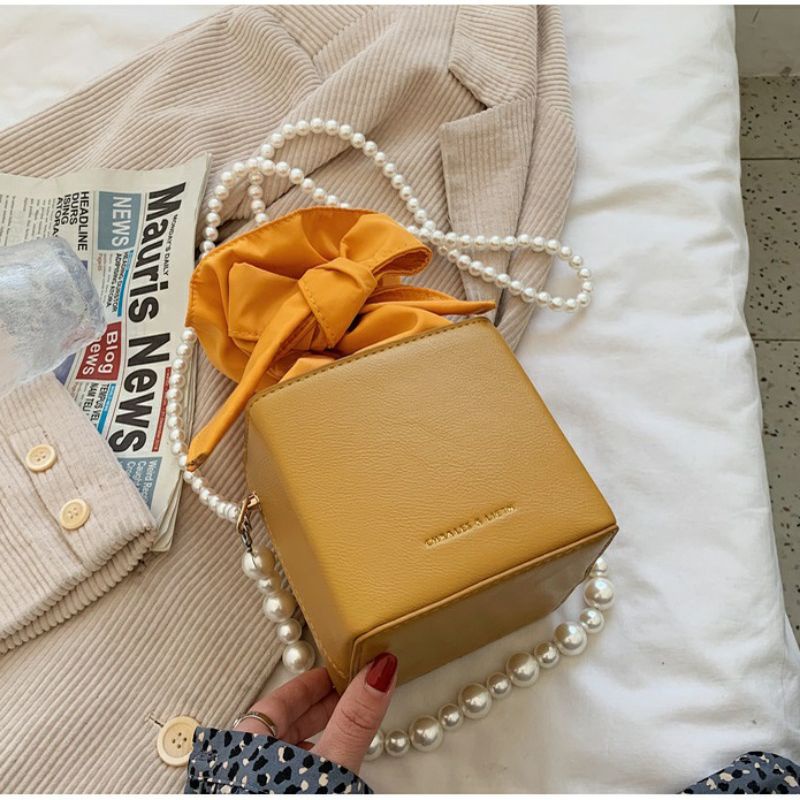 Tas Selempang Model Kubus Wanita Fashion Import GT1879