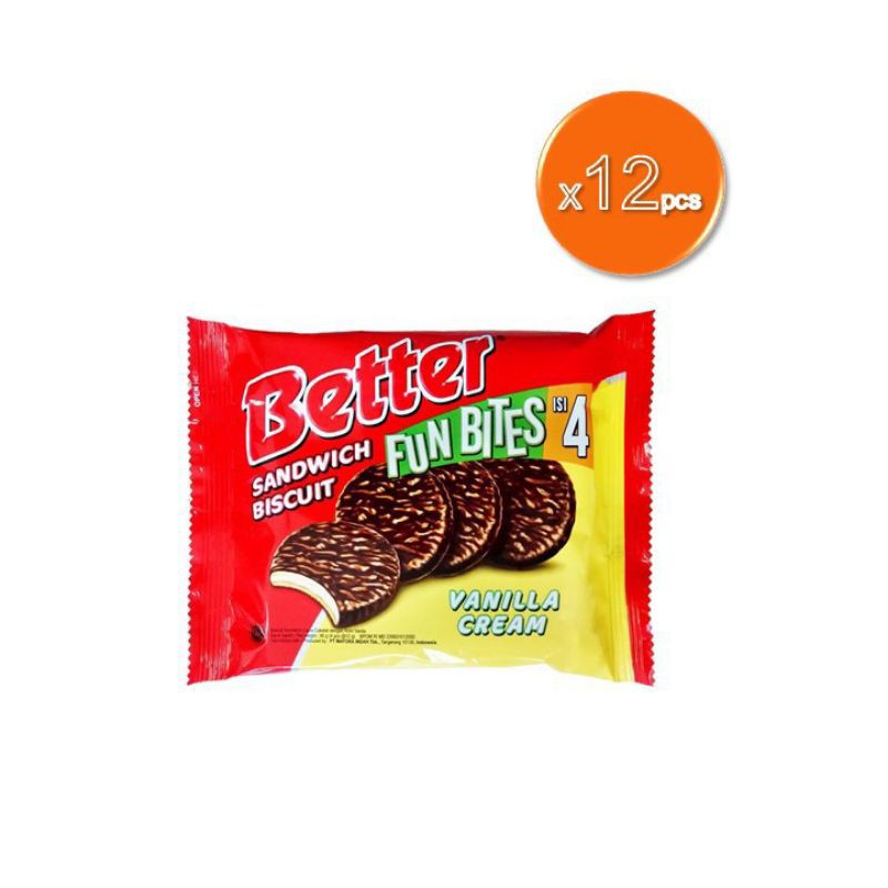 

Better Vanilla Fun Bites 12 pcs berat 48g