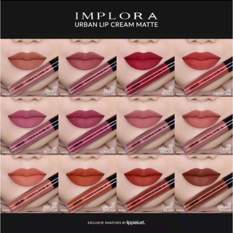 IMPLORA Urban Lip Cream Matte / Lipcream / Lipstick / Lipstik