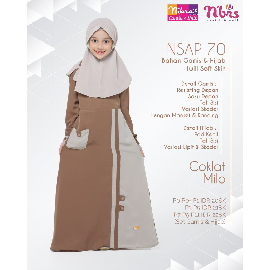 Gamis Muslim Anak By Nibras