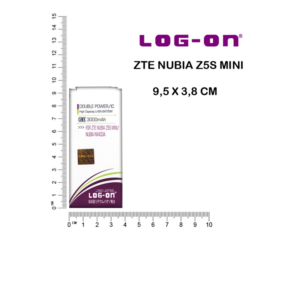 BATERAI DOUBLE POWER LOG ON ZTE NUBIA Z5S MINI ( 3000 MAH )