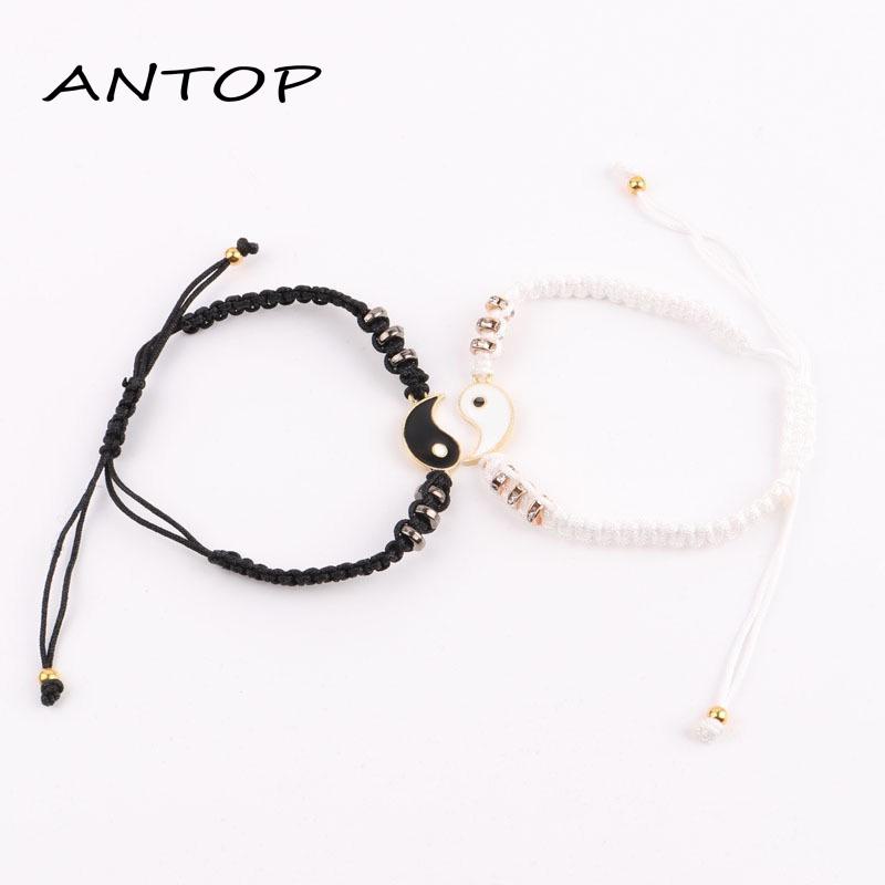 Gelang Tali Anyaman Tangan Bahan Alloy Untuk Pasangan