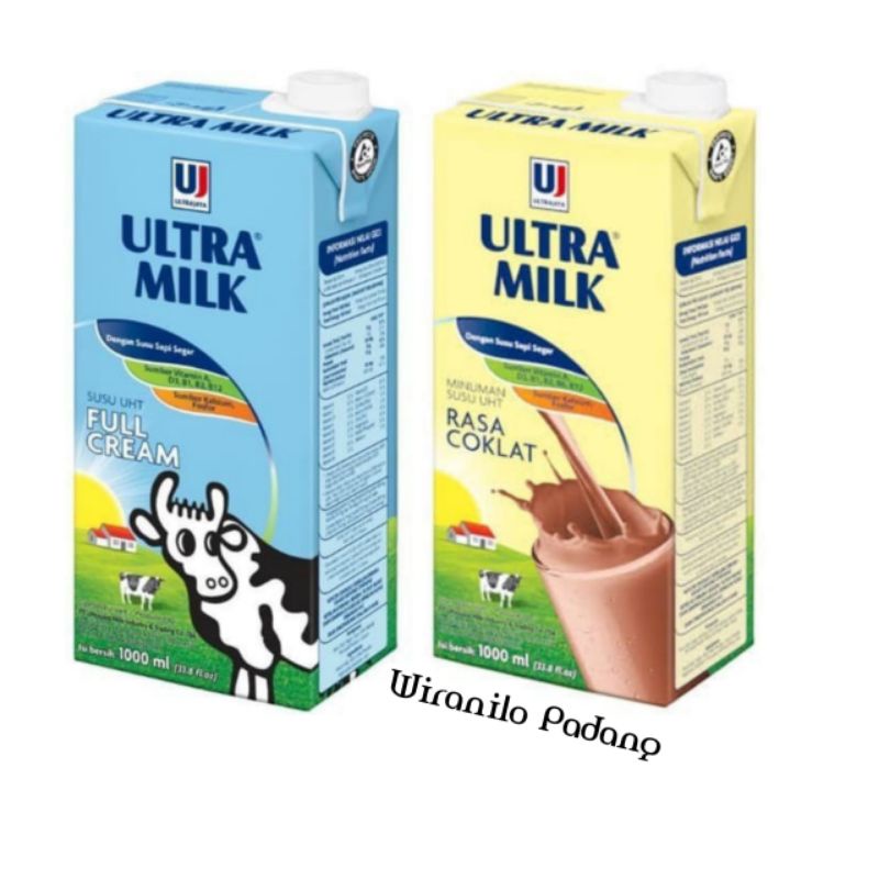 

UltraJaya Ultra susu UHT Milk Full Cream Chocolate Coklat 1liter 1L - Wiranilo Padang