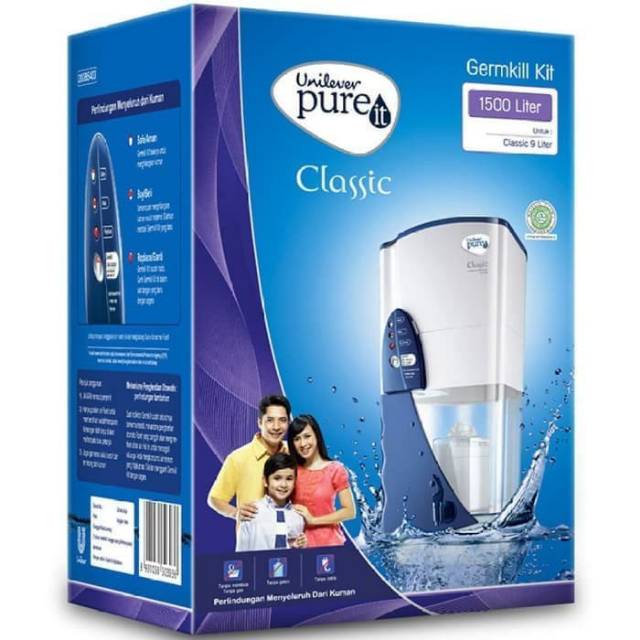 Germkill Kit Classic 1500 L Filter untuk Dispenser Air Minum Pureit Classic 9 Liter
