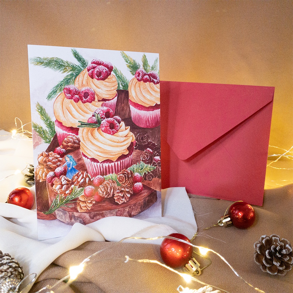 

Christmas Greeting Card with envelope / Kartu Natal / Kartu Natal Unik