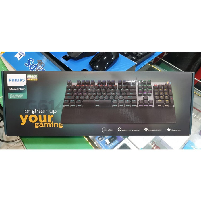 penawaranspesial Philips G614 Mechanical Macro Gaming Keyboard RGB Limited