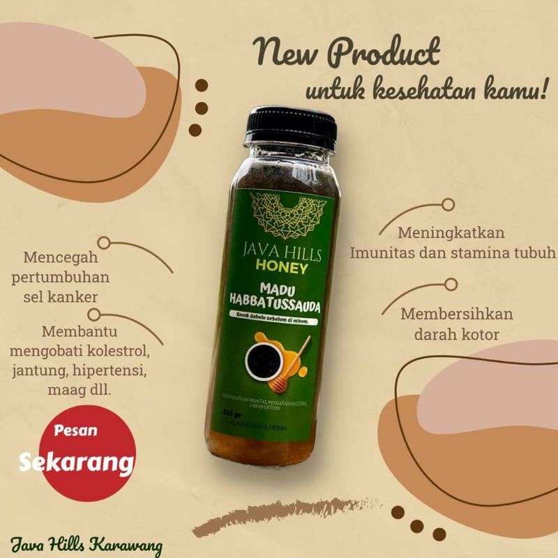 

Madu Habbatussauda Javahill Honey