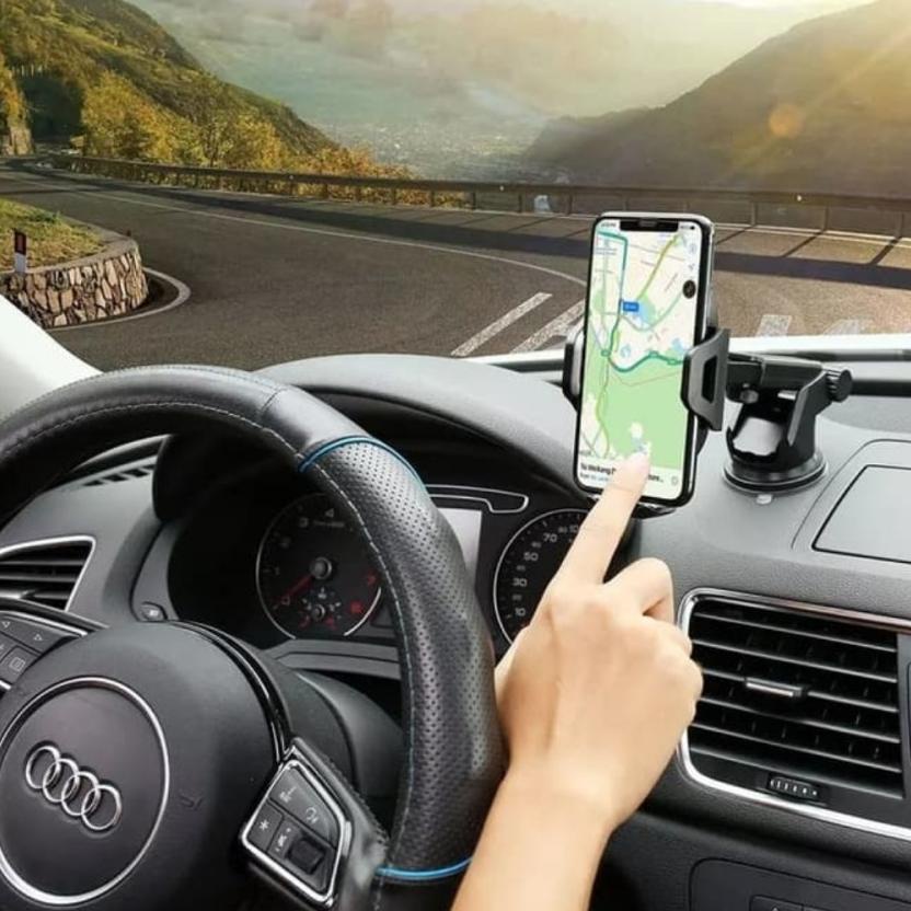 Harga Diskon Car Dashboard Phone Holder - Dudukan Penjepit Hp Di Dasbor Mobil 360°