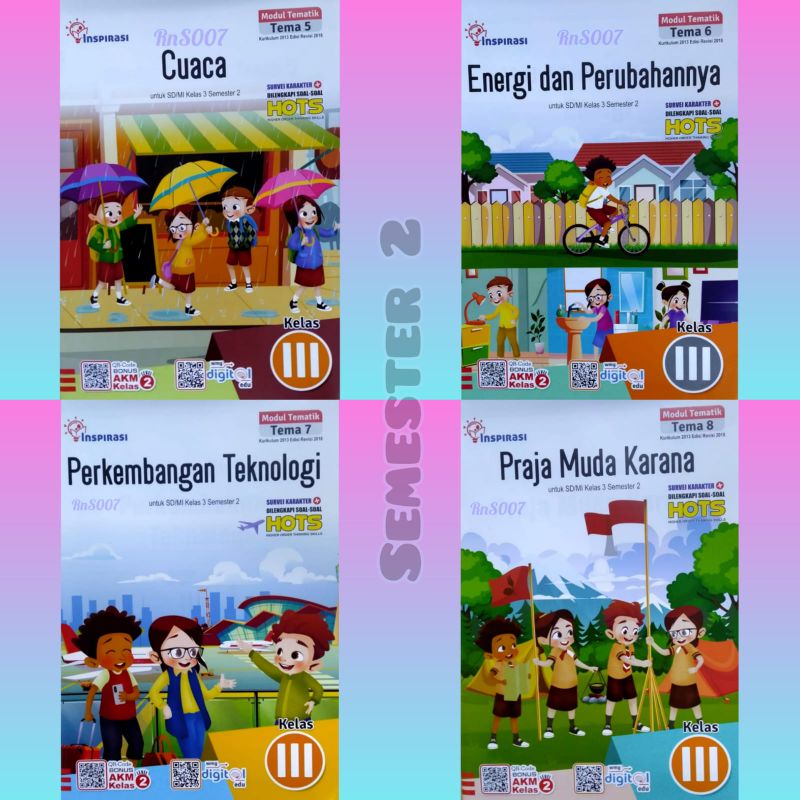 Inspirasi Tematik Kelas 3 SD/MI Semester 2 "WMG"