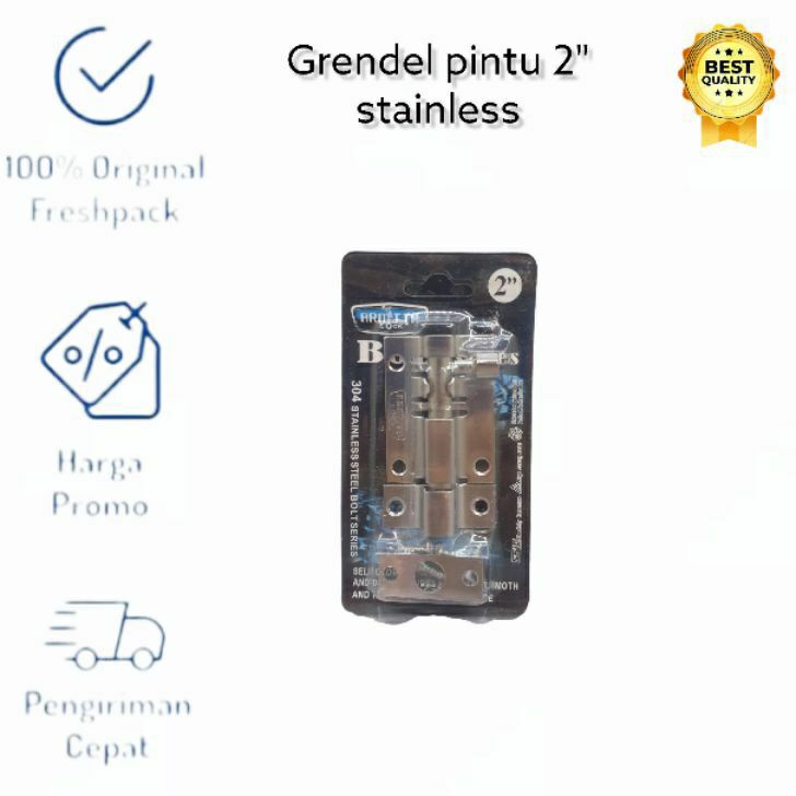 GRENDEL SLOT PINTU / JENDELA STAINLESS 2&quot; ARNETTA