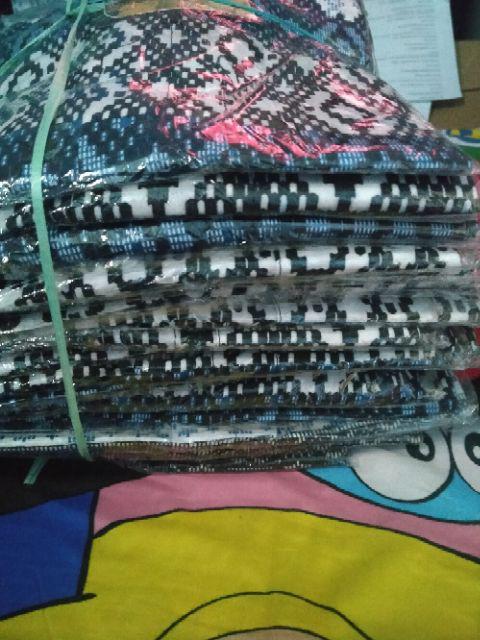 Trolistore Grosir Kemeja Batik Pria Cowok Motif Ketigo Merah Biru Hijau Seragam Batik Mrh Pekalongan