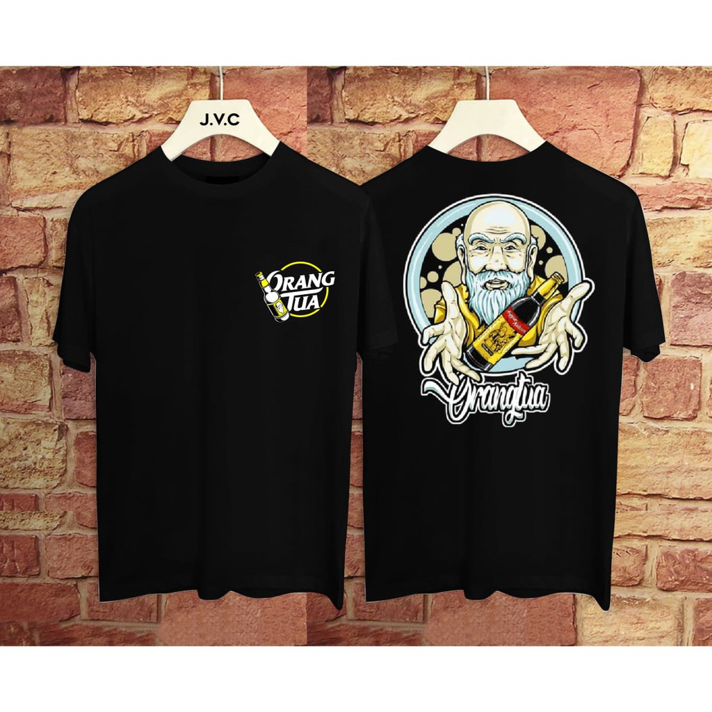 A33 ORANG  TUA  BOTOL MAGIC KAOS ORANG TUA  KAOS  PRIA 