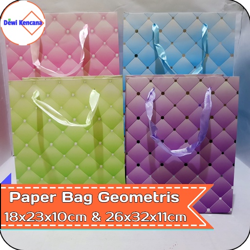 

Paper Bag Tikar Geomatris 18x23x10cm (S) HP