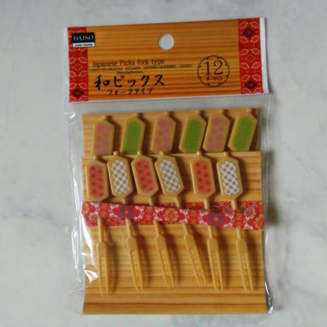 Bento Food Picks Japanese fork / tusuk buah bento food picks cetakan bento