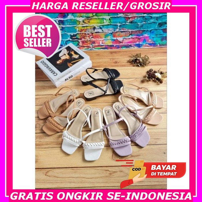 Heels Hills Heel Sepatu Hak Tinggi Hak Tahu Sandal Haihil Ibu2 Kondangan Pesta Murah Import Mewah Te