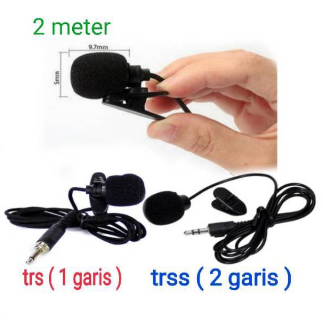 3,5mm microphone with clip on for smartphone / mic jepit for android smule table pc