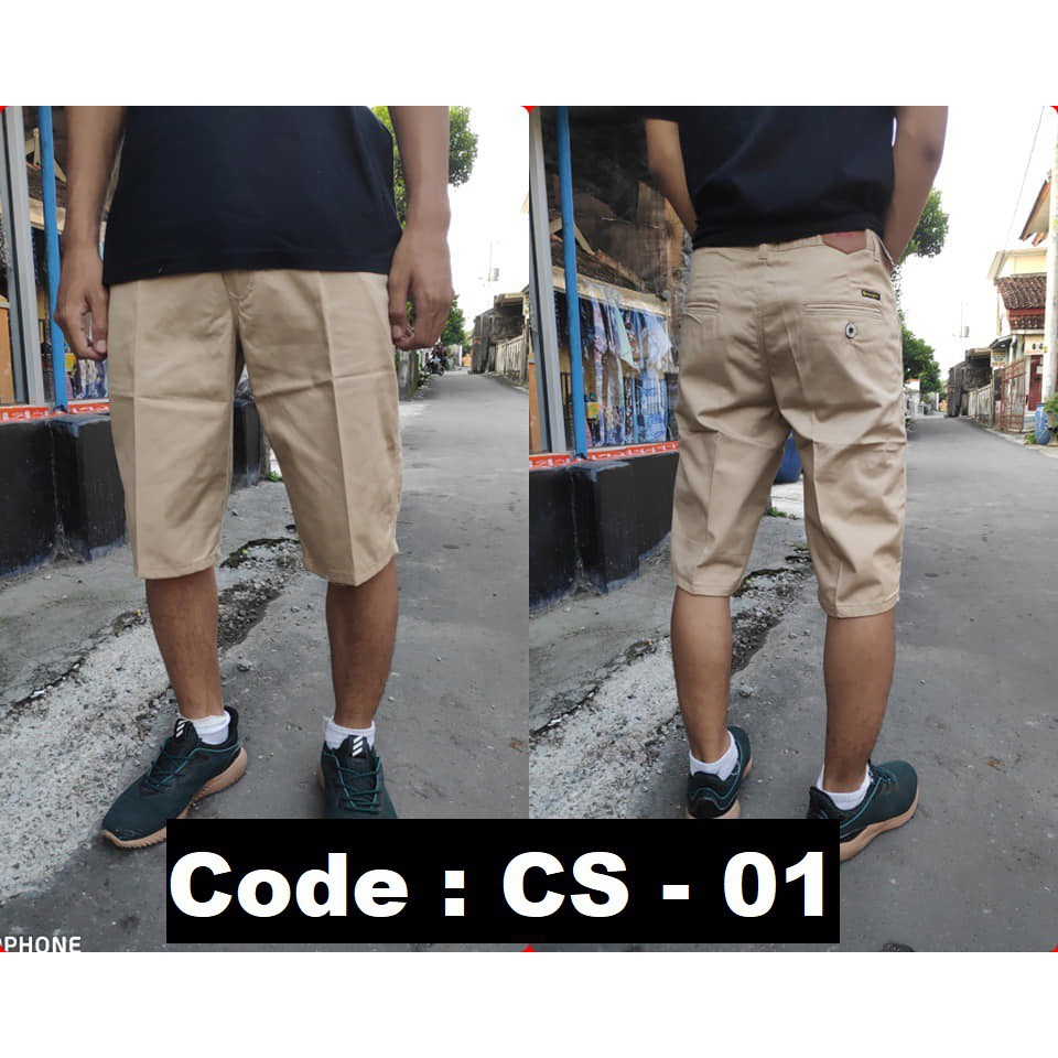 celana pendek pria - chinos pendek - chino pendek - celana pendek pria - pakaian pria - jeans