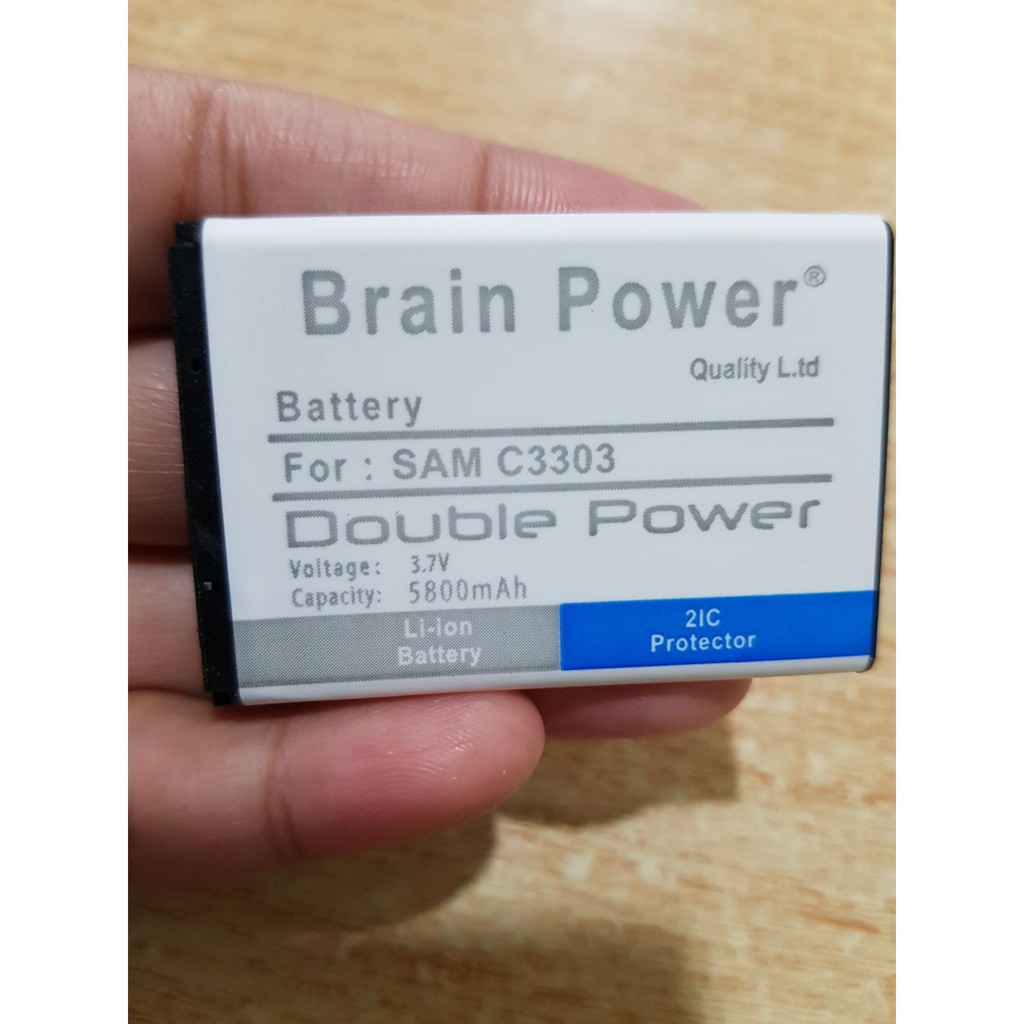 Battery Baterai Batre Samsung C3303 BRAIN POWER DOUBLE POWER / Samsung GT-E1272 C140 X150 E1080 D520