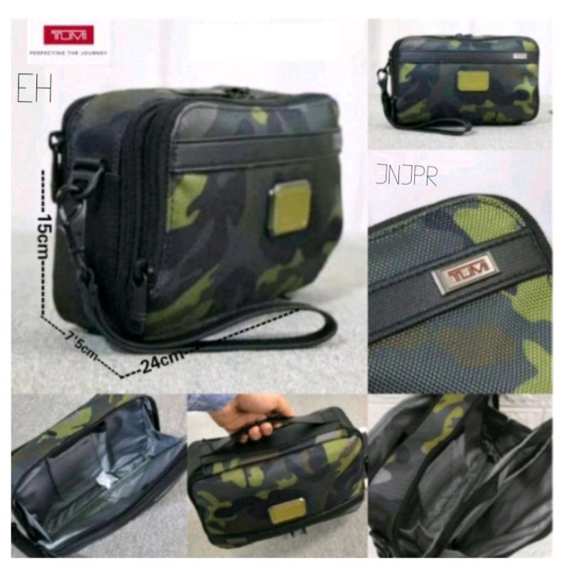 HANDBAG TUMI POUCH TAS TANGAN PRIA ALPHA 3 BRAVO