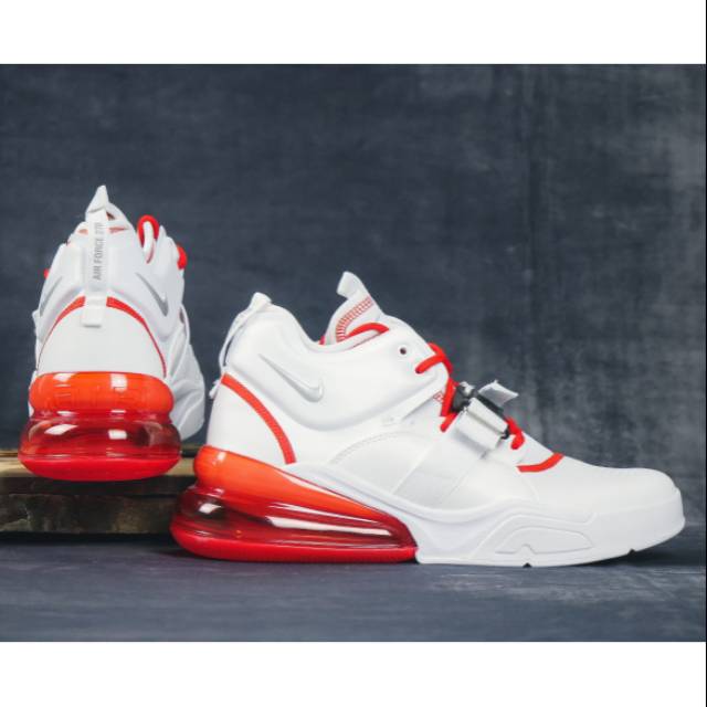 Nike Air Force 270 White Red For Man Premium Original
