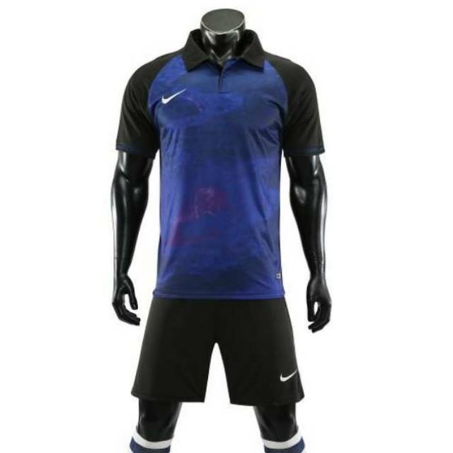 Stelan futsal gradeori Nike kerah model larva jersey futsal sepakbola baju futsal import