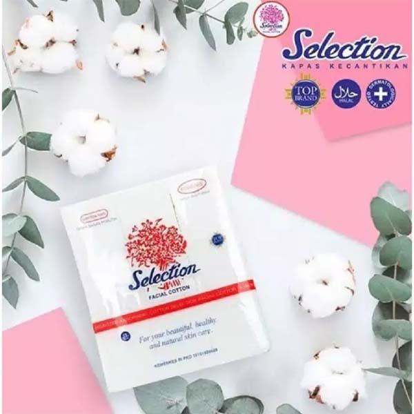 SELECTION Kapas Kecantikan Tebal, Tipis, Oval, Bulat | Cotton Bud | Korek Kuping