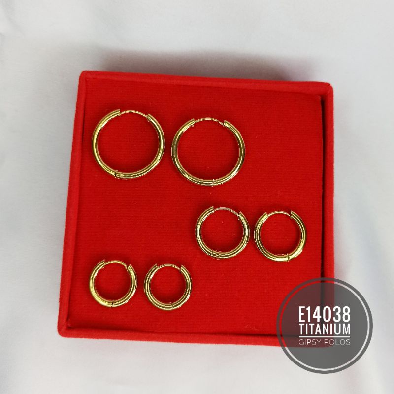 Anting Titanium Gipsy Polos E14038