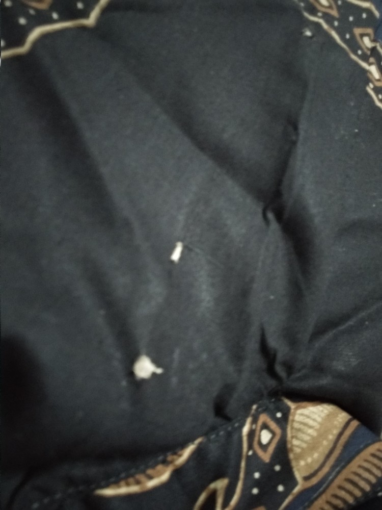 Krisno Mukti Navy Kemeja Batik Pria Lengan Panjang Full Furing Katun Halus Batu Raden