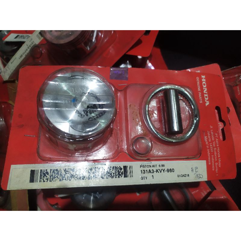 piston kit set beat/ spacy/scoopy karbu original ahm