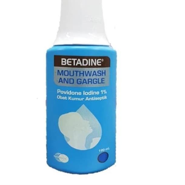 ➻ Betadine Kumur 190ml /Betadine Mouthwash and Gargle /Betadine Gargle ➦