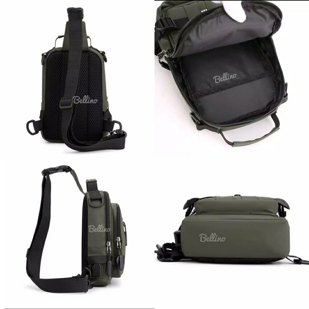 Tas Slempang Waist Bag Waterproof Haoshuai Pria Keren Anti Air Original Sling Bag Cowok Trendy