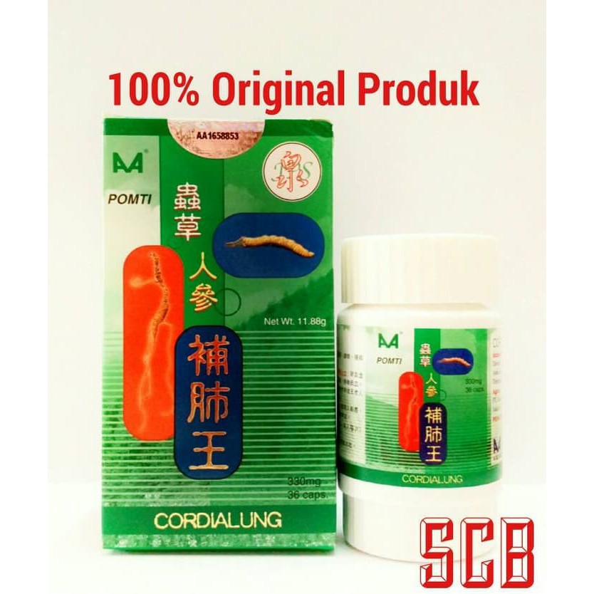 Cordialung ORIGINAL Obat Paru paru basah Sesak Nafas flek ASLI