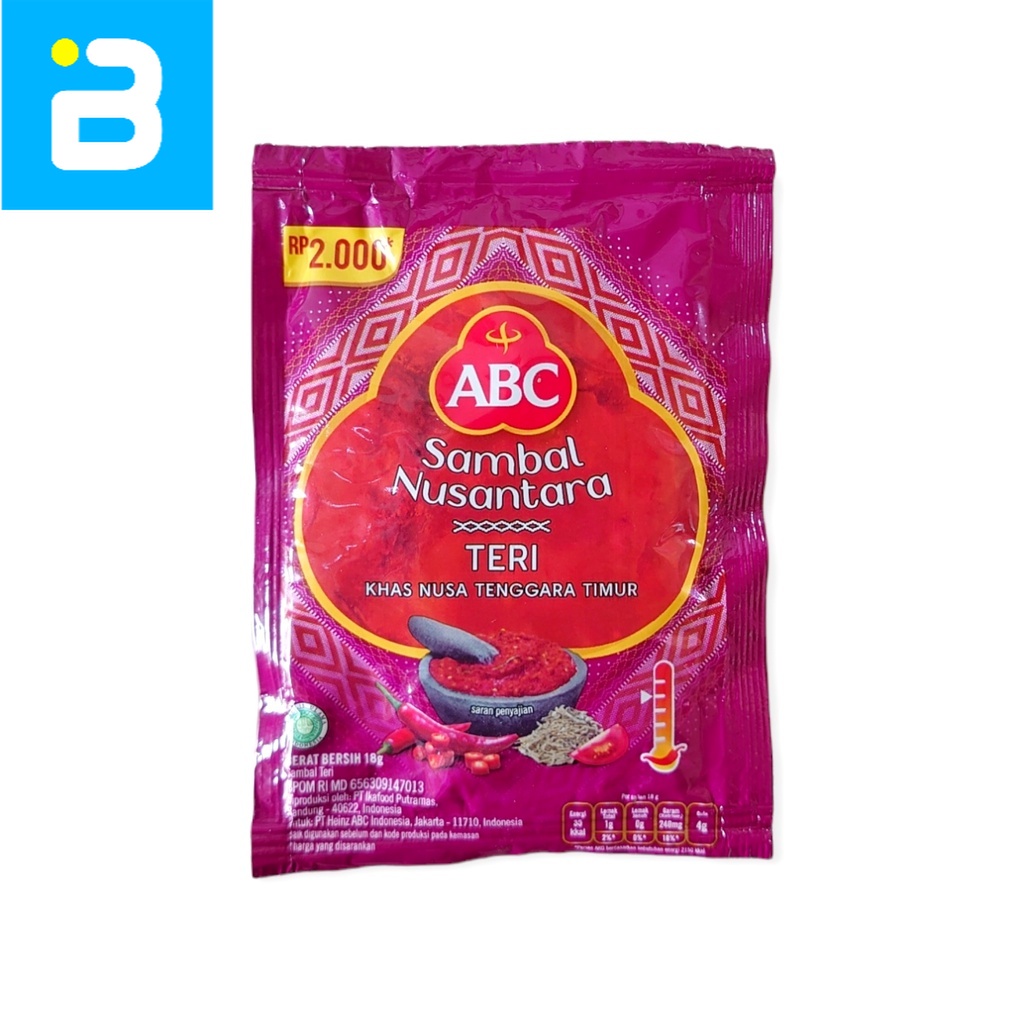 

ABC Sambal Nusantara Teri 18 G