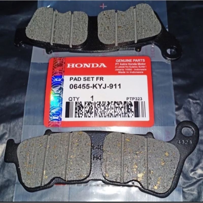BRAKE PADS DISCPAD KAMPAS REM DEPAN HONDA CBR250 CBR 250 ABS PISTON 3 06455 KYJ 911