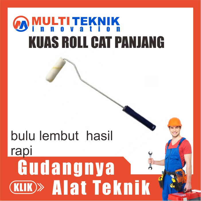 

Kuas Roll Rol Cat Tembok Bulu Dengan Gagang 4inch MT426