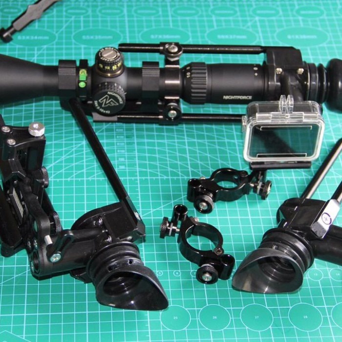 Mount cam side shot mounting kamera samping Teleskop Gopro Hp