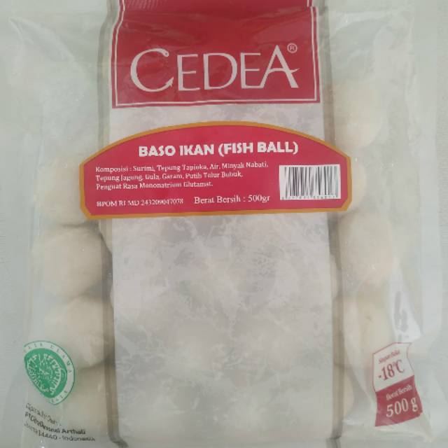 

CEDEA BASO IKAN FISH BALL 500 GR