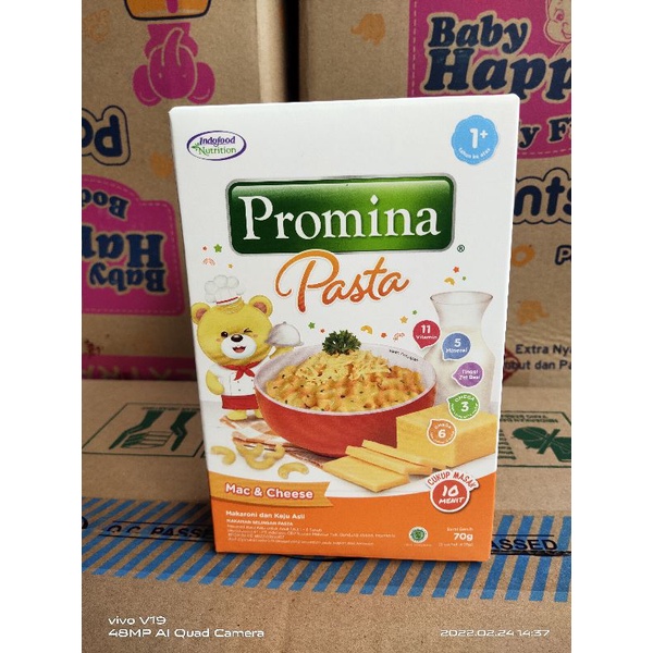 Promina Pasta Mac &amp; chesse  / chiken spinach 80 gr