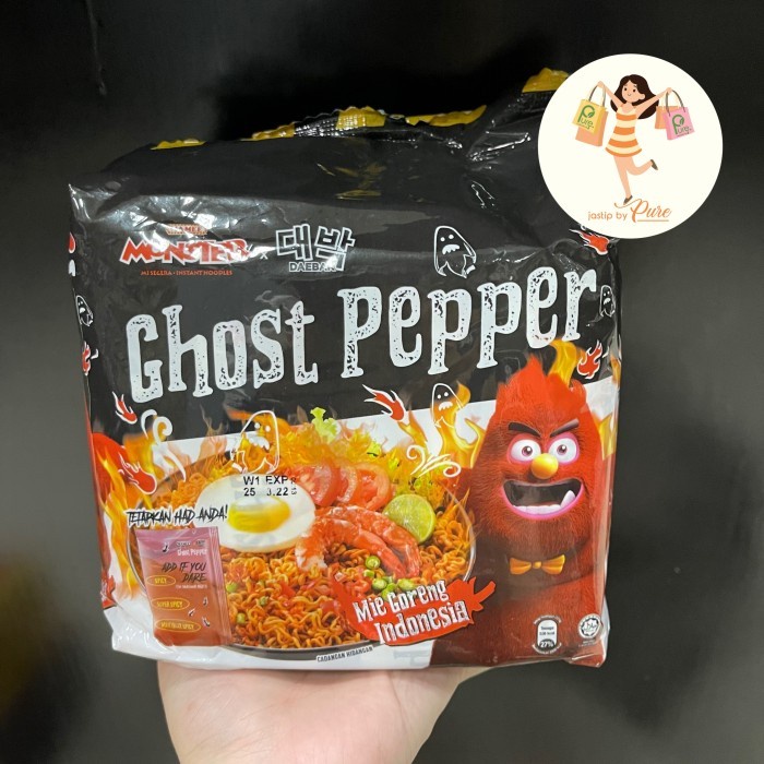 

Mie Instant MAMEE Monster Ghost Pepper isi 4 Bks Mie Goreng Indonesia