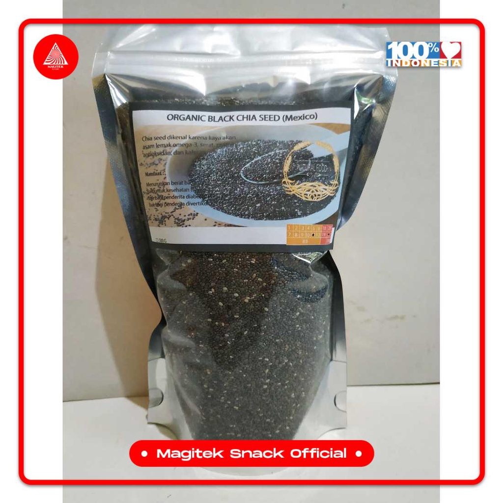 

[SNACK] Organic Black Chia Seed Mexico [500gr]