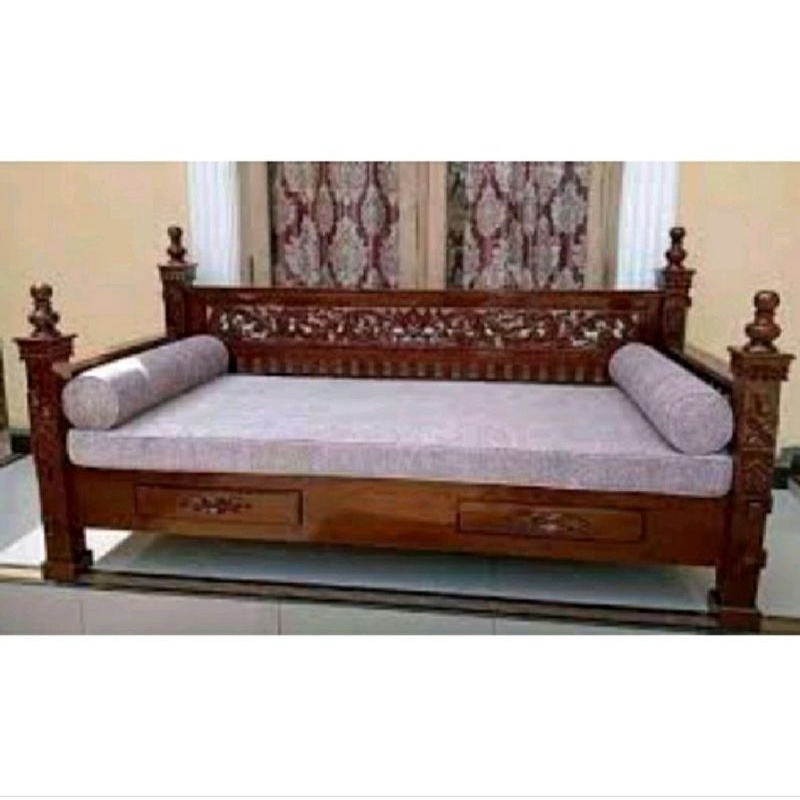 BANGKU BALE BALE UKIR JATI JEPARA